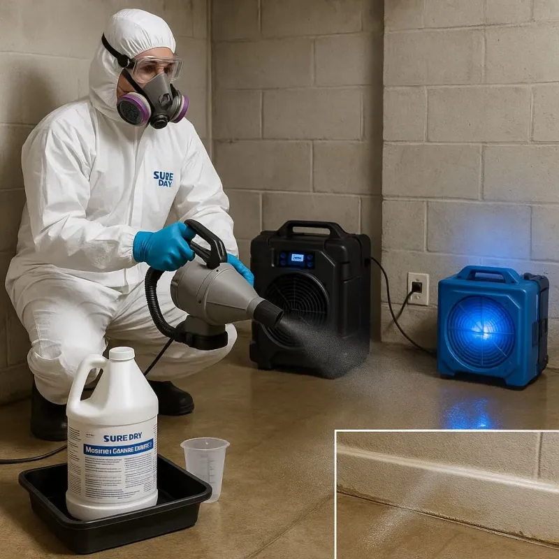 Sanitization and Odor Removal process in Woodside, PA