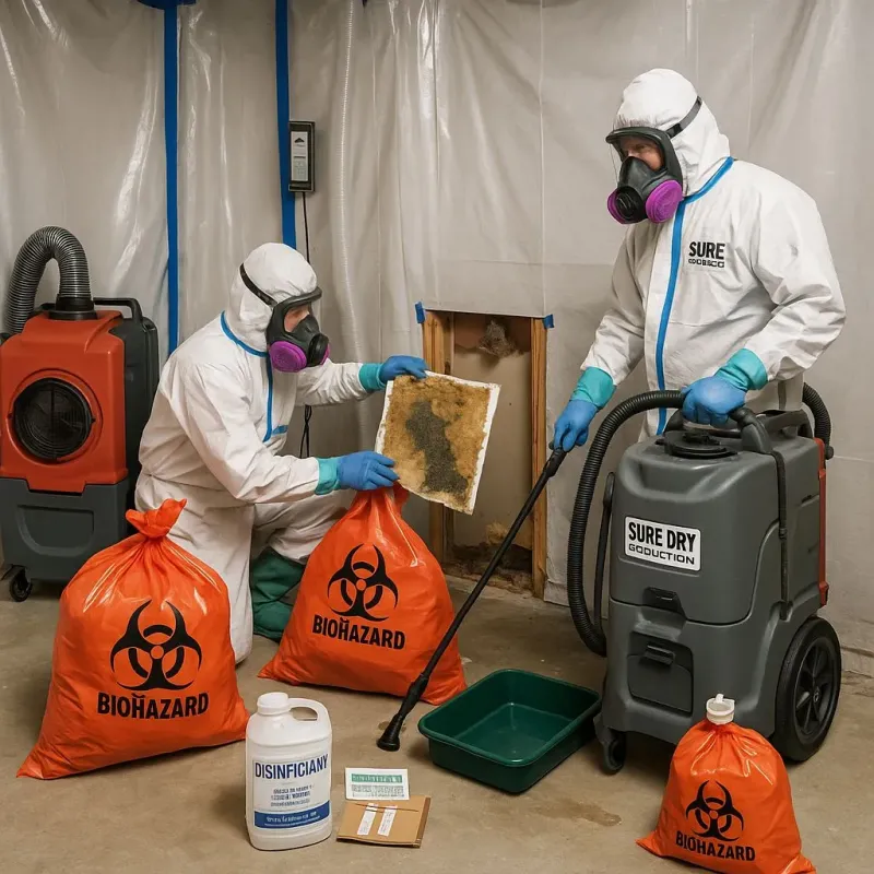 Contaminated Water Handling Protocols process in Woodside, PA
