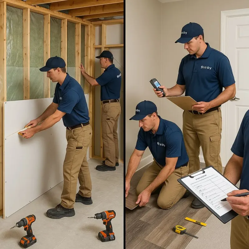 Repairs and Reconstruction process in Woodside, PA