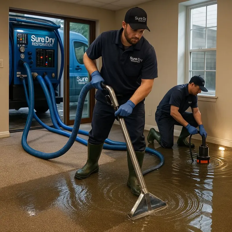 Water Extraction and Removal process in Woodside, PA